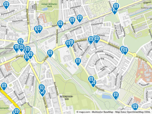 Geolyzer Kartenausschnitt - 