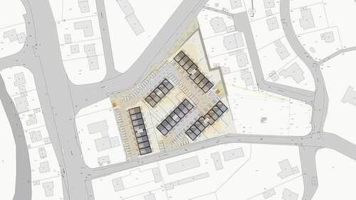 Bauplanung - Lageplan - Reihenendhaus mit 107,00 m&sup2; in Sigmaringen zum Kaufen