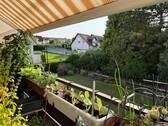 Ausblick - Großzügige 5-Zimmer Etagenwohnung mit Balkon und Blick ins Grüne in Bretten