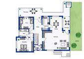 Wohnebene mit Terrassen - 