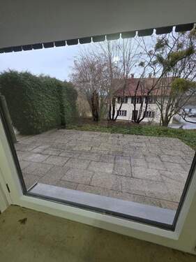 Blick auf die eigene Terrasse - 