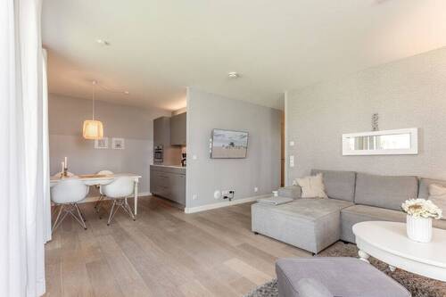 Wohnzimmer - Neuwertige Erdgeschosswohnung in Strandlage