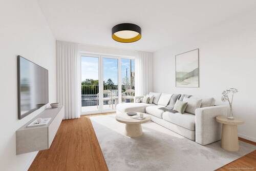 visualisierter Wohnbereich - 