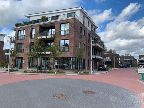 Hausansicht - Stade-Campe: Moderne und lichtdurchflutete 2-Zimmer-Wohnung zu vermieten