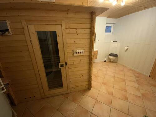 Sauna Bereich im Untergeschoss - 