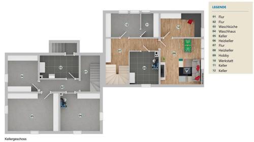 Kellergeschoss - 