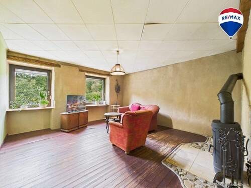 RE/MAX Immobilien DeLux Einfamilienhaus Mettlach-Dreisbach Wohnzimmer - 