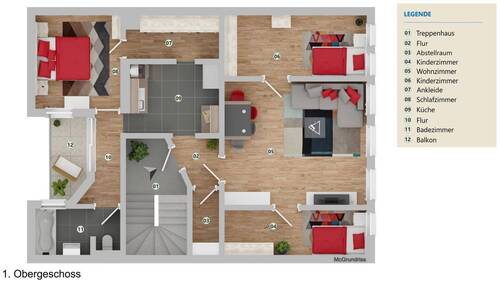 1. Obergeschoss - 