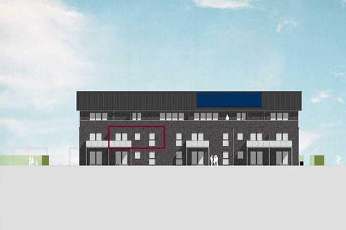 Ansicht-West_Whg-15 - 2 Zimmer Etagenwohnung zum Kaufen in Norderstedt