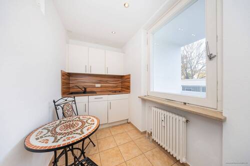 Blick in die Küche - 