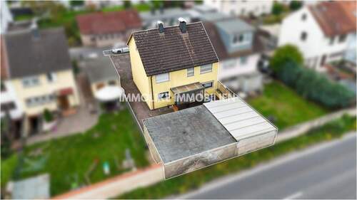 Gartenansicht - 5 Zimmer Einfamilienhaus in Hanau