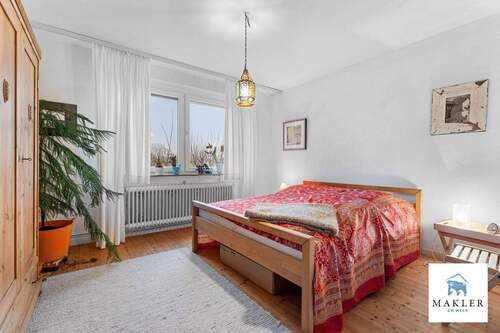 Schlafzimmer im EG - 4 Zimmer Einfamilienhaus zur Miete in Ihlow / Westersander