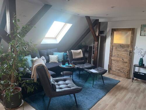 Wohnzimmer - Moderne 3-Zimmer-Wohnung in Senftenberg mit Nahverkehrsanbindung