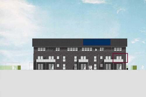 Ansicht-West Wohnung 12 - 3 Zimmer Etagenwohnung zum Kaufen in Norderstedt