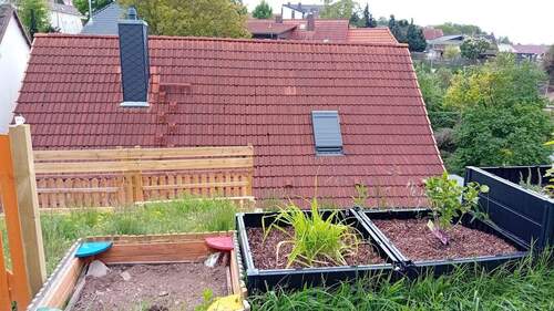 Blick vom Hanggrundstück - 