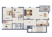 Grundriss Wohnung - 