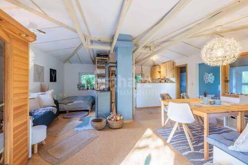 Wohnbereich - Bungalow mit 58,00 m&sup2; in Thale OT Friedrichsbrunn zum Kaufen