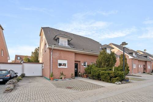 Hausansicht - RESERVIERT: Vermietete Doppelhaushälfte in Nauen