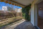 Terrasse - Terrassenwohnung mit 53,60 m&sup2; in München zum Kaufen