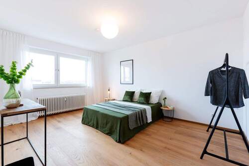 Schlafzimmer - Etagenwohnung mit 104,60 m&sup2; in Kaarst zum Kaufen