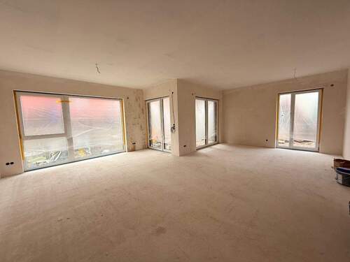 Wohn-, Ess-/ Kochbereich Whg. 1 - *** NEUBAU - ERSTBEZUG * EXKLUSIVE GARTENWOHNUNG IN KLEINER WOHNEINHEIT (WHG. 1) ***