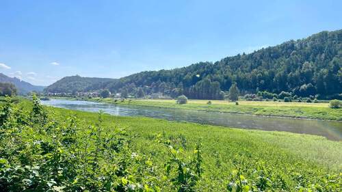 Ausblick - Freizeitgrundstück am Elberadweg