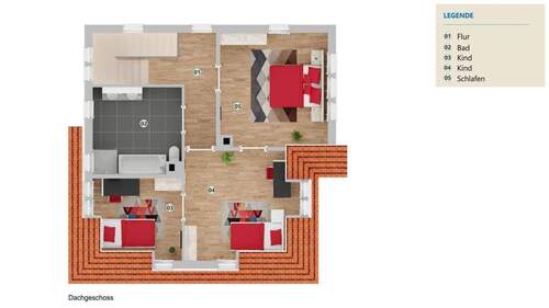 Dachgeschoss - 