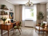 Oder das Arbeitszimmer so verändert - 