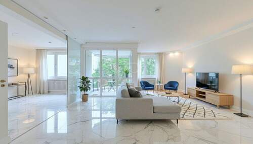 Wohnzimmer - 3 Zimmer Etagenwohnung zum Kaufen in Berlin