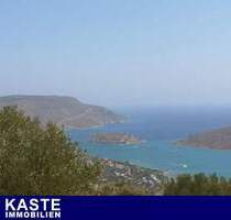 Meerblick-Baugrundstück mit Baugenehmigung | Elounda - Kreta