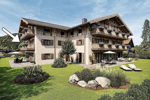 Außenansicht - Exklusive Neubauwohnung im 1. OG mit großzügigem Südbalkon - 2027