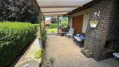 Terrasse mit Außenkamin - 