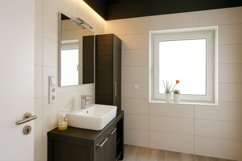 Wohnung 1 - Bad - 7 Zimmer Mehrfamilienhaus, Wohnhaus zum Kaufen in Coesfeld