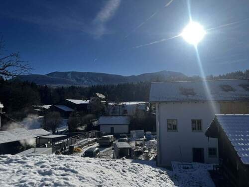 Bergblick vom Grundstück - 