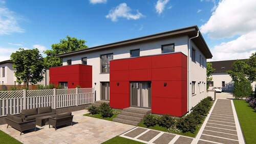 Ansicht Garten - INKL. GRUNDSTÜCK: VIER EINZUGSFERTIGE WOHNEINHEITEN IN RODGAU-JÜGESHEIM