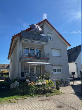 Aussenansicht -Rückseite- - 4 Zimmer Etagenwohnung zum Kaufen in Walldorf