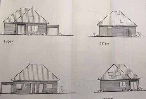 Ansichten Bauantrag - 