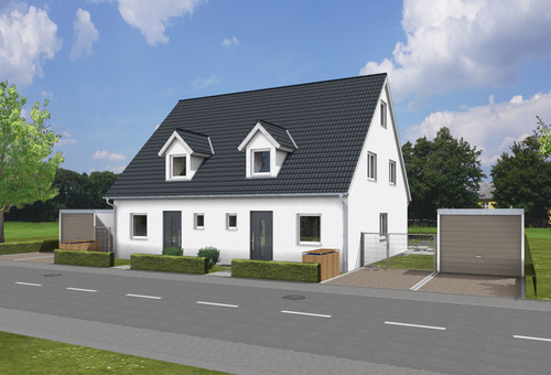 Eingang Giebel West.png - 5 Zimmer Doppelhaushälfte in Feucht