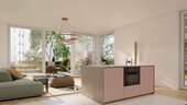 Wohnzimmer - 4 Zimmer Etagenwohnung zum Kaufen in Berlin