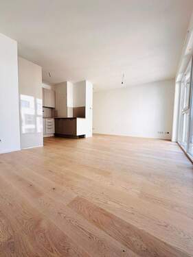 offene Einbauküche/Wohnzimmer - 