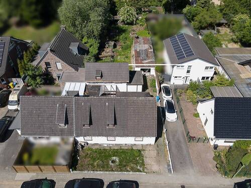 Drohnenfoto - 1 Zimmer Doppelhaushälfte zum Kaufen in Neuss / Reuschenberg