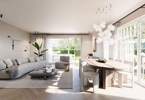 Wohn-/Essbereich beispielhaft - Reihenmittelhaus mit 143,00 m&sup2; in München zum Kaufen