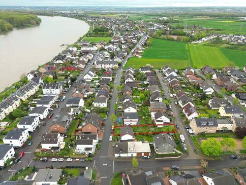 Luftbild - Grundstück in Wesseling / Urfeld zum Kaufen