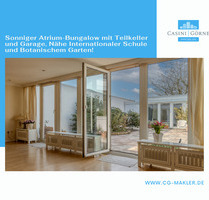 Flottbek - Sonniger Atrium-Bungalow mit Teilkeller und Garage in gefragter Nachbarschaft! - Hamburg Osdorf