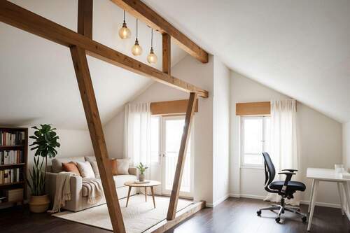 Dachstuhl Beispiel - (KI generiert) - 