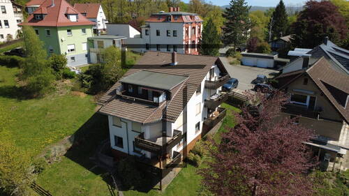 Außenansicht 2 - 3. Zimmer Eigentumswohnung mit Weitblick und Garage in 37441 Bad Sachsa
