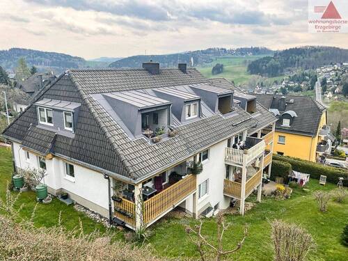 Ansicht - Tolle 2-Raum-Wohnung mit Balkon in Bermsgrün zu vermieten!
