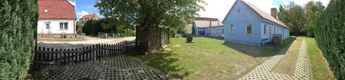 Vorderansicht mit Einfahrt - 1 Zimmer Mehrfamilienhaus, Wohnhaus in Putbus OT Lauterbach