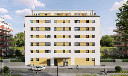 Außenvisualisierung Haus 2 Straßenseite - 