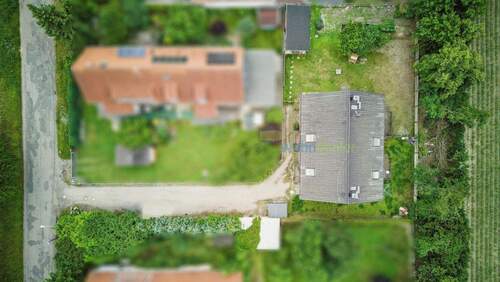 Draufsicht - 5 Zimmer Doppelhaushälfte in Leipzig